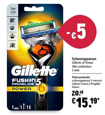 Promoties Scheerapparaat gillette of venus - Gillette - Geldig van 05/11/2020 tot 11/11/2020 bij Delhaize
