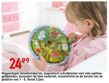 Promoties Magneetspel getallenlabyrint, magnetisch schuifplezier met vele spelmo- gelijkheden - Haba - Geldig van 26/10/2020 tot 06/12/2020 bij B-Toys