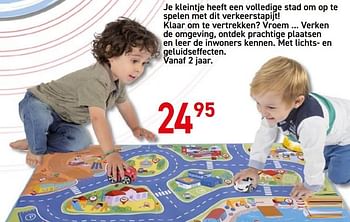 Promoties Je kleintje heeft een volledige stad om op te spelen met dit verkeerstapijt - Chicco - Geldig van 26/10/2020 tot 06/12/2020 bij Deproost
