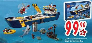 Lego Le bateau d`exploration océanique oceaan onderzoeksschip 60266 - En  promotion chez Cora