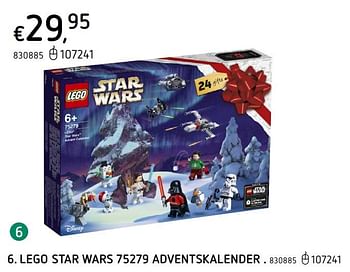 Promoties Lego star wars 75279 adventskalender - Lego - Geldig van 12/11/2020 tot 25/12/2020 bij Dreamland