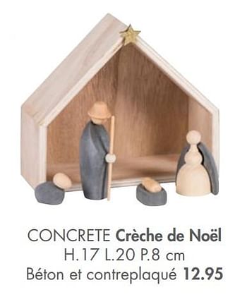 Promotions Concrete crèche de noël - Produit maison - Casa - Valide de 02/11/2020 à 25/12/2020 chez Casa