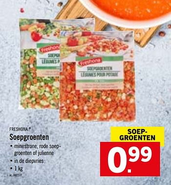 Freshona Soepgroenten Promotie Bij Lidl