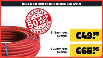 Promoties Alu pex waterleiding buizen - Huismerk - Bouwcenter Frans Vlaeminck - Geldig van 06/11/2020 tot 15/11/2020 bij Bouwcenter Frans Vlaeminck