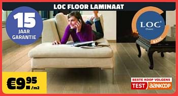 Promoties Loc floor laminaat - Loc Floor - Geldig van 06/11/2020 tot 15/11/2020 bij Bouwcenter Frans Vlaeminck