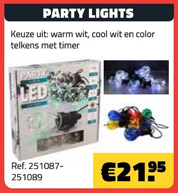 Promoties Party lights - Huismerk - Bouwcenter Frans Vlaeminck - Geldig van 06/11/2020 tot 15/11/2020 bij Bouwcenter Frans Vlaeminck