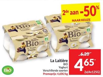 Promoties La laitière bio yoghurt - Nestlé - Geldig van 10/11/2020 tot 15/11/2020 bij Intermarche