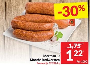 Promoties Morteau- of montbéliardworsten - Huismerk - Intermarche - Geldig van 10/11/2020 tot 15/11/2020 bij Intermarche