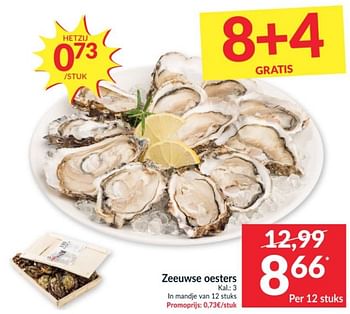Promotions Zeeuwse oesters - Produit maison - Intermarche - Valide de 10/11/2020 à 15/11/2020 chez Intermarche