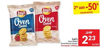 Promoties Lay`s oven baked - Lay's - Geldig van 10/11/2020 tot 15/11/2020 bij Intermarche