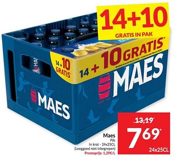 Promotions Maes pils - Maes - Valide de 10/11/2020 à 15/11/2020 chez Intermarche