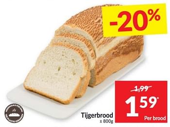 Promoties Tijgerbrood - Huismerk - Intermarche - Geldig van 10/11/2020 tot 15/11/2020 bij Intermarche