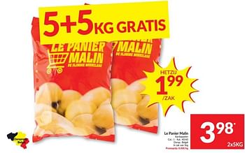 Promoties Le panier malin aardappelen - Le Panier Malin - Geldig van 10/11/2020 tot 15/11/2020 bij Intermarche