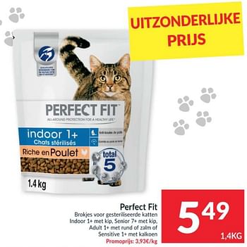 Promoties Perfect fit brokjes voor gesteriliseerde katten - Perfect Fit  - Geldig van 10/11/2020 tot 15/11/2020 bij Intermarche
