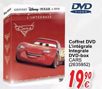 Disney Coffret Dvd L Integrale Integrale Dvd Box Cars En Promotion Chez Cora