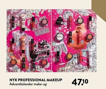 Promoties Nyx professional makeup adventkalender make-up - NYX  - Geldig van 04/11/2020 tot 01/12/2020 bij DI