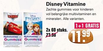 Promoties Disney vitamine - Disney - Geldig van 09/11/2020 tot 28/11/2020 bij De Online Drogist