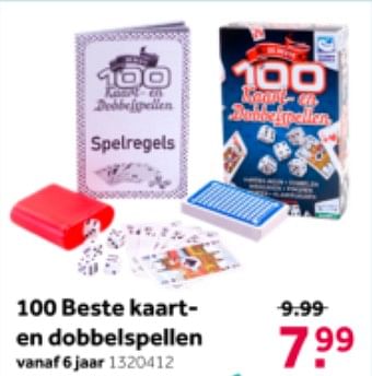 Promoties 100 beste kaarten dobbelspellen - Clown Games - Geldig van 26/09/2020 tot 06/12/2020 bij Intertoys