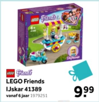 Promoties Lego friends ijskar 41389 - Lego - Geldig van 26/09/2020 tot 06/12/2020 bij Intertoys
