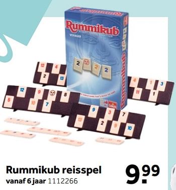 Promotions Rummikub reisspel - Goliath - Valide de 26/09/2020 à 06/12/2020 chez Intertoys