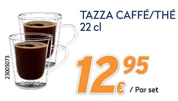 Promotions Tazza caffé-thé - Luigi Bormioli - Valide de 16/11/2020 à 30/11/2020 chez Krefel