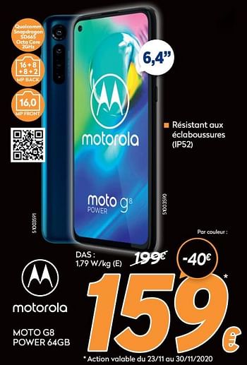 Promotions Motorola moto g8 power - Motorola - Valide de 16/11/2020 à 30/11/2020 chez Krefel