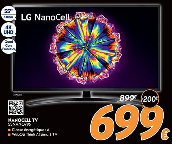 Promotions Lg nanocell tv 55nano796 - LG - Valide de 16/11/2020 à 30/11/2020 chez Krefel