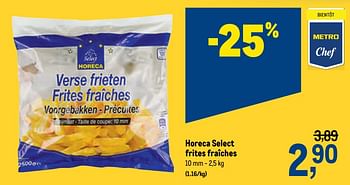 Promoties Horeca select frites fraîches - Huismerk - Makro - Geldig van 18/11/2020 tot 01/12/2020 bij Makro