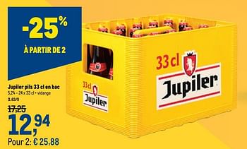 Promotions Jupiler pils - Jupiler - Valide de 18/11/2020 à 01/12/2020 chez Makro