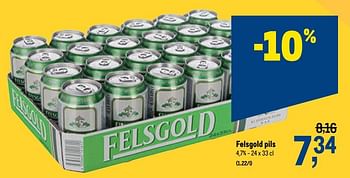 Promotions Felsgold pils - Felsgold - Valide de 18/11/2020 à 01/12/2020 chez Makro