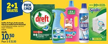 Promotions Dreft tablettes lave-vaisselle - tout-en-un - original - Dreft - Valide de 18/11/2020 à 01/12/2020 chez Makro
