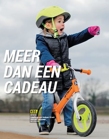 Promoties Btwin loopfietsje voor kinderen 10 inch run ride 500 oranje - bTwin - Geldig van 12/11/2020 tot 06/12/2020 bij Decathlon