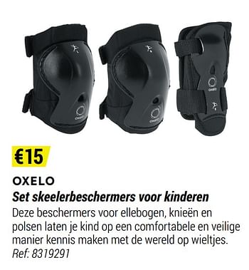 Promoties Set skeelerbeschermers voor kinderen - Oxelo - Geldig van 12/11/2020 tot 06/12/2020 bij Decathlon