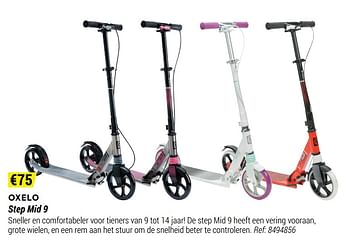 Promoties Step mid 9 - Oxelo - Geldig van 12/11/2020 tot 06/12/2020 bij Decathlon