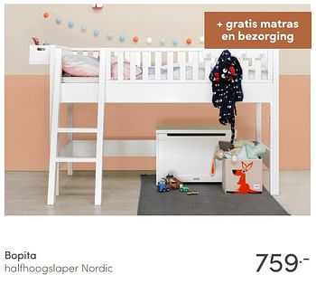 Promoties Bopita halfhoogslaper nordic - Bopita - Geldig van 15/11/2020 tot 05/12/2020 bij Baby & Tiener Megastore