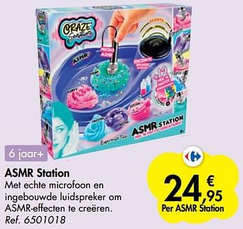 Promotions Asmr station - Produit maison - Carrefour  - Valide de 21/10/2020 à 06/12/2020 chez Carrefour
