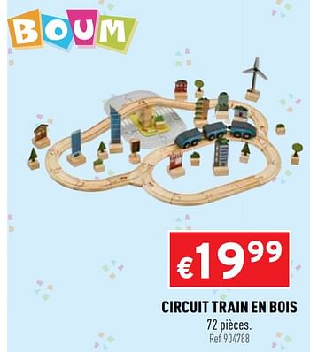 Promoties Circuit train en bois - Boum - Geldig van 20/10/2020 tot 06/12/2020 bij Trafic