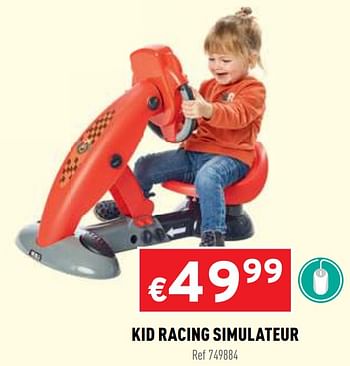 Promotions Kid racing simulateur - Produit maison - Trafic  - Valide de 20/10/2020 à 06/12/2020 chez Trafic