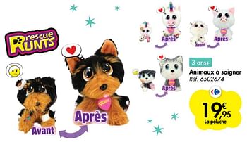 Promotions Animaux à soigner - Rescue Runts - Valide de 21/10/2020 à 06/12/2020 chez Carrefour