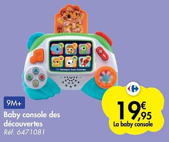 Promotions Baby console des découvertes - Vtech - Valide de 21/10/2020 à 06/12/2020 chez Carrefour