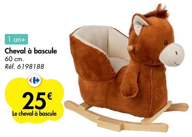 Cheval a shop bascule chez carrefour