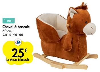 Promoties Cheval à bascule - Huismerk - Carrefour  - Geldig van 21/10/2020 tot 06/12/2020 bij Carrefour