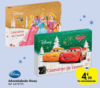 Promotions Adventskalender disney - Disney - Valide de 21/10/2020 à 06/12/2020 chez Carrefour