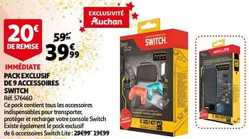 Promo La console switch lite chez Auchan