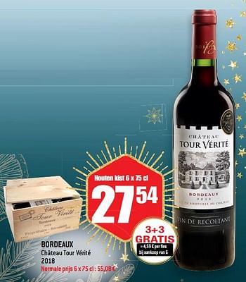 Promoties Bordeaux - Rode wijnen - Geldig van 18/11/2020 tot 24/11/2020 bij Smatch