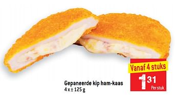 Winkelier Overeenkomstig met Geduld Huismerk - Buurtslagers Gepaneerde kip ham-kaas - Promotie bij Smatch