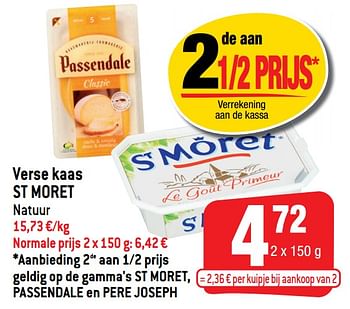Promoties Verse kaas st moret - St Môret  - Geldig van 18/11/2020 tot 24/11/2020 bij Smatch