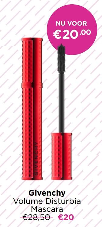 Promoties Givenchy volume disturbia mascara - Givenchy - Geldig van 16/11/2020 tot 30/11/2020 bij ICI PARIS XL