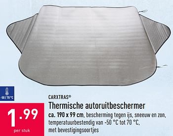 Promotions Thermische autoruitbeschermer - Car Xtras - Valide de 28/11/2020 à 04/12/2020 chez Aldi