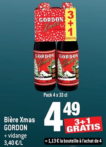 Promotions Bière xmas gordon - Gordon - Valide de 18/11/2020 à 24/11/2020 chez Smatch